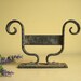 Vintage wrought iron boot scraper