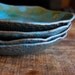Andrea & Aaron Registry - Handmade turquoise ceramic plates -set of 2- Wedding gifts - Organic shaped Handmade Tableware dinner plates