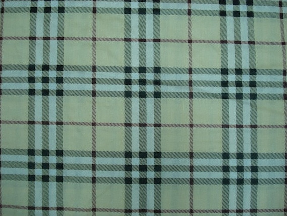 Burberry Inspired Plaid Fabric