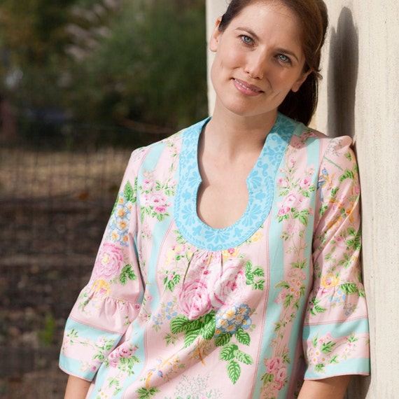 Sis Boom Shana Tunic with Scientific Seamstress Pattern and Instructions, PDF E-Book