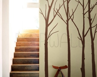 Vinyl Wall Art Sticker Wall Decal - Winter Tree decal -wall decals 084