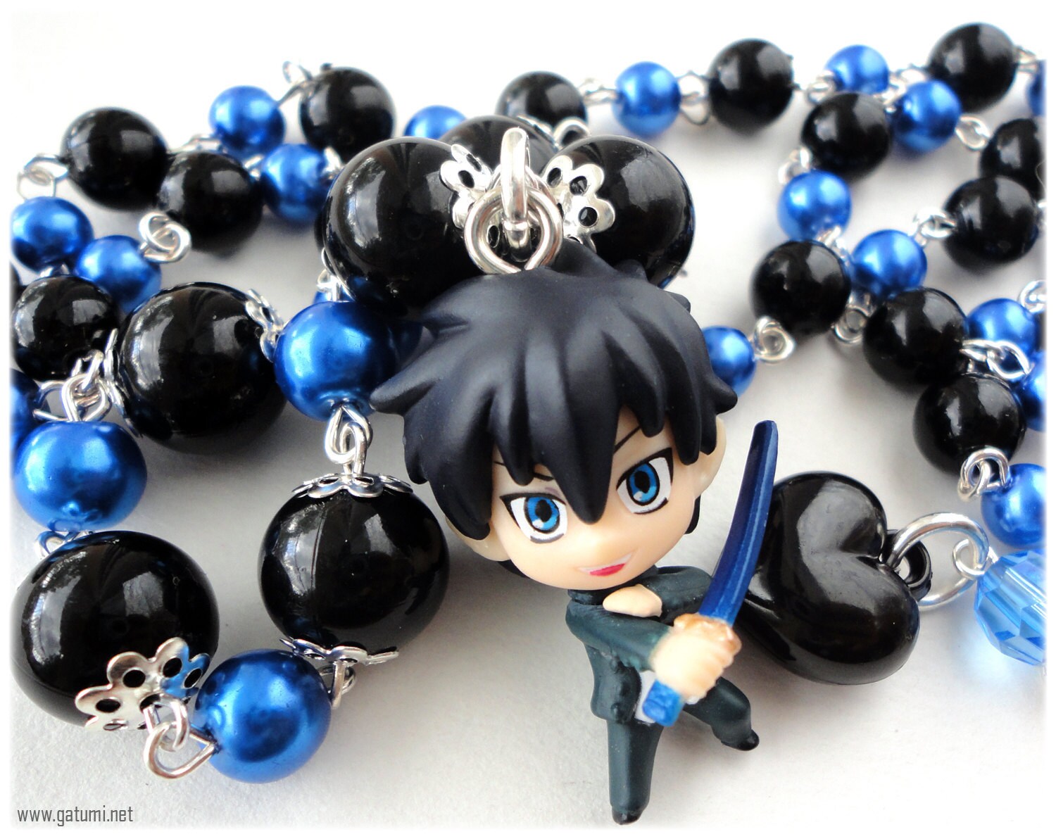 Ao no Exorcist Necklace Okumura Rin Character Pendant on
