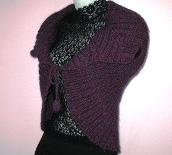 INSTANT DOWNLOAD Knitting Pattern - Striking Purple ...