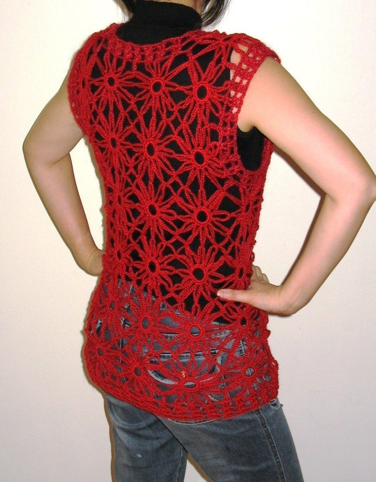 INSTANT DOWNLOAD Crochet Pattern Eye Catching Red Hot by redjk