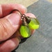 Glass Briolette Earrings Teardrops Juicy Pears Faceted Sparkles