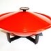 West Bend Vintage Electric Wok Mandarin Red Like New...SALE...WAS 18.50