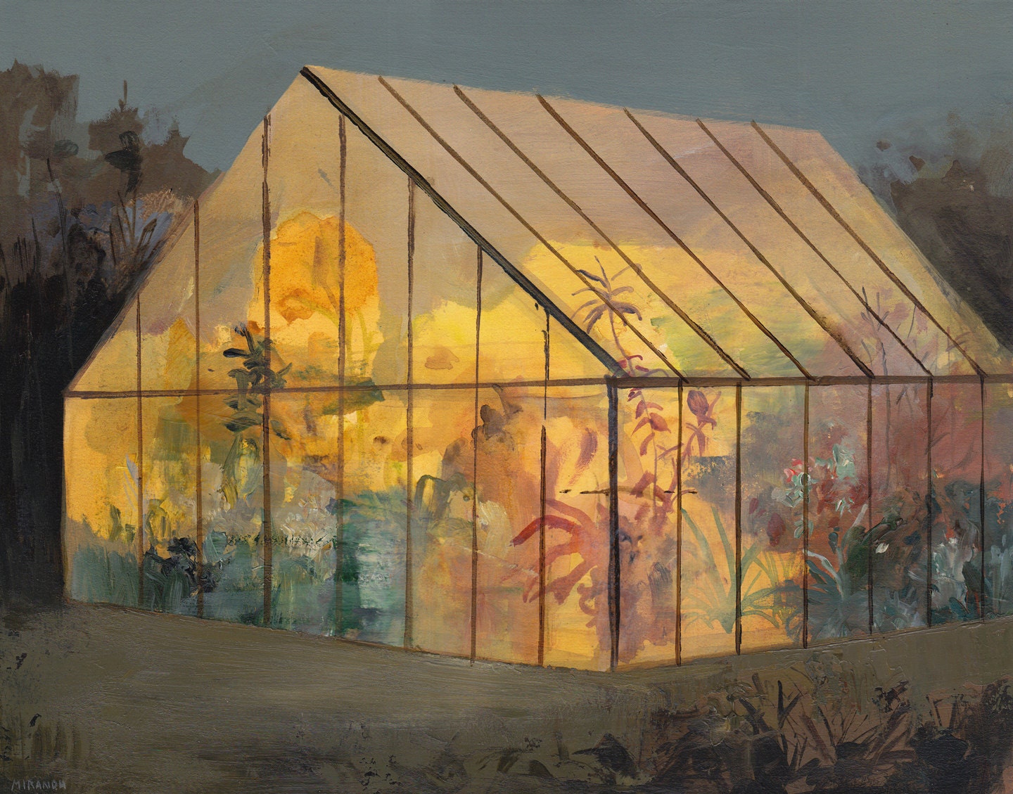 GreenhouseOriginal on Paper by jeremymiranda on Etsy