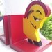 Custom Listing For Sheilalong2- 4 Antique Wooden Bookends, Toy Horse, Red and Yellow