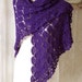 LAUREN, Crochet shawl pattern, PDF