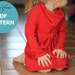 Cowl Neck Jumper Dress pattern and tutorial PDF 12m-6T EASY SEW tunic dress sweater