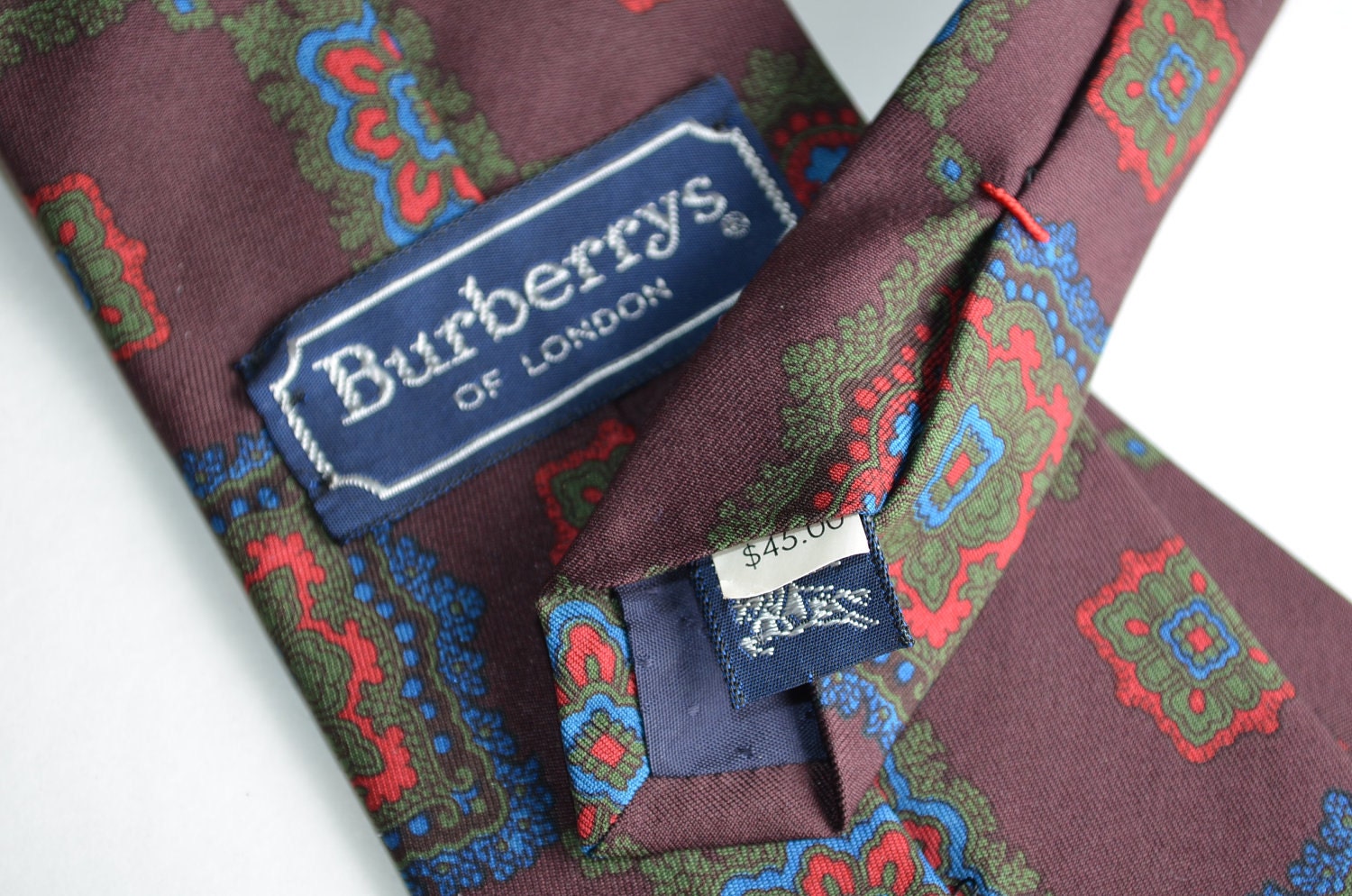 Vintage Burberrys of London silk tie – Haute Juice