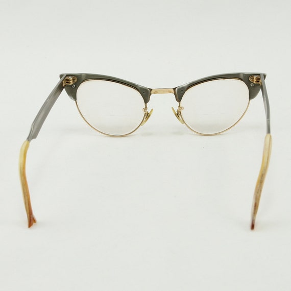 Vintage Shuron Cats Eye 1950 S Aluminum Glasses Frames 