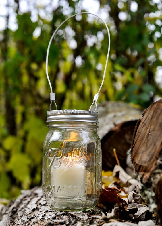 Items similar to Mason Jar 3 in 1 Candle Holder/ Flower Holder/ Planter
