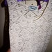 SALE ITEM Vintage Cream Lace Floral Tanktop