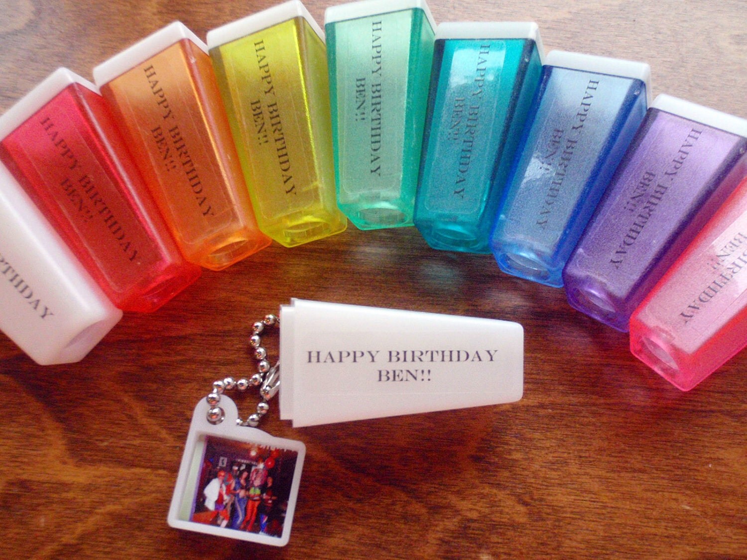 CUSTOM PARTY FAVORS. You Choose Words Photos Colors. Set of