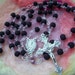 Rose Petal Bead Rosary