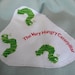 Child's long sleeved art smock, age 3 to 4, The Very Hungry Caterpillar by Eric Carle.