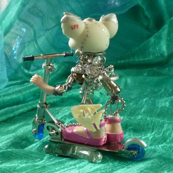 Kitty Bot Robot Kitty Mechanical Cat Metal Kitty by