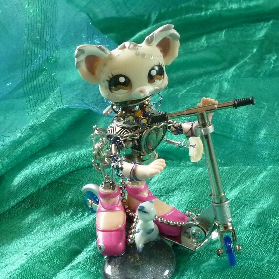 Kitty Bot Robot Kitty Mechanical Cat Metal Kitty by