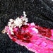 Jewelry Barrette, Hair Barrette, Magenta Barrette, Sequined Hair Barrette by mystic2awesome