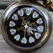 Alice in Wonderland Steampunk pocket watch key pendant charm necklace locket Victorian wedding bridal