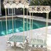 RESERVED FOR LISA, Sea Shell Decor Garden Table I with Polished Limpet and Abalone Shells