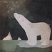 CONSTELLATIONS Polar Bear GRAPHIC ART ILLUSTRATION giclee print 12 x 12 inches SIGNED