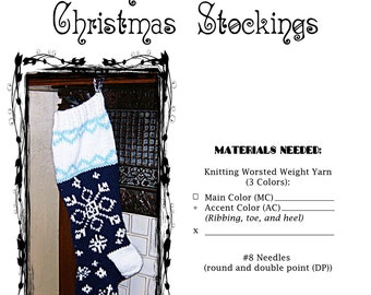Ragged Christmas Stocking Pattern - Jubilee Homespun Fabric