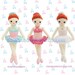 Dress up Ballerina Girl Amigurumi PDF Crochet Pattern