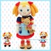 Goldilocks and the Three Little Bears Amigurumi PDF Crochet Pattern by HandmadeKitty