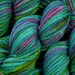 Hand Dyed Yarn - Bulky Weight Superwash Merino Wool Yarn - Aegean Multi - Knitting Crochet Craft Supplies