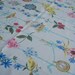Springy Bird, Flowers, Cherries, Birdcage, Birdhouse Theme Cafe Curtain