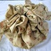 OOAK embroidered floral tapestry handbag purse backpack drawstring pouch