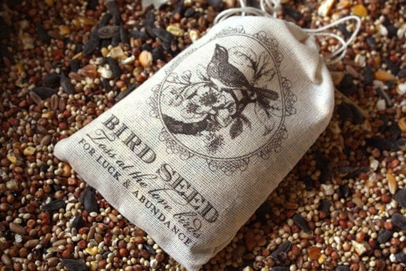 items similar to 15 bird seed bag favors on etsy items similar to 15 bird seed bag favors on etsy