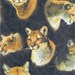 Mountain Wild Cats COUGARS Triple Layer Cotton Table Runner 32 x 12.25 Inches