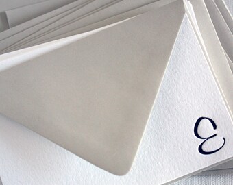 personalized letterpress stationery michael