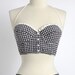 Sale! 1980's Vintage French Label Cacharel Black and White Gingham Swimsuit, Bikini, Never Worn w/Tags, Bathing Suit, 80's, Made in France