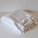 Turkish Towel... NEW SPECIAL Peshtemal White