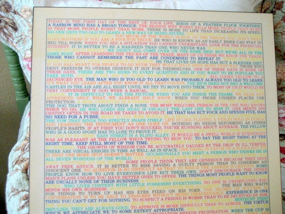 Vintage Picture A Thousand Words Circa 1979