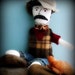 Fisherman art doll- one armed- with story