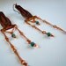 Regal copper earrings