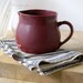 SALE - Oops seconds sale - Ruby red pottery pouring jug