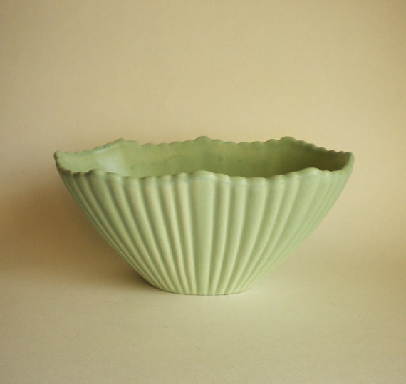 Vintage Pale Seafoam Green Terrace Ceramics by BeppieandEido