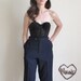 navy blue granddad trouser . gentleman pant .large.extra large.xl .sale s a l e