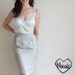 pale mint chemise . 1960 lingerie tank top .medium .sale s a l e