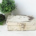 Chippy White Industrial Metal Storage Box