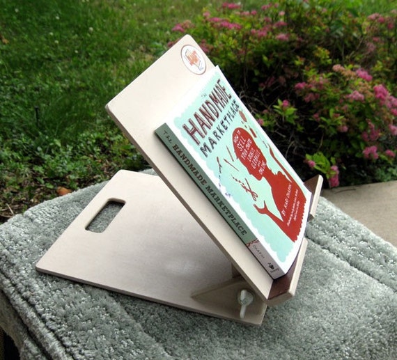 iPad and Book...Adjustable Holder For Your Lap Bed Desk
