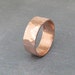 Hammered Copper Wide Ring Band - All That Glitters