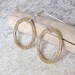 Hammered Gold Earrings Gold Hoop Earrings Gold Hoops Gold Circle Earrings