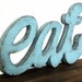 Wood Retro Kitchen or Restaurant Sign EAT
